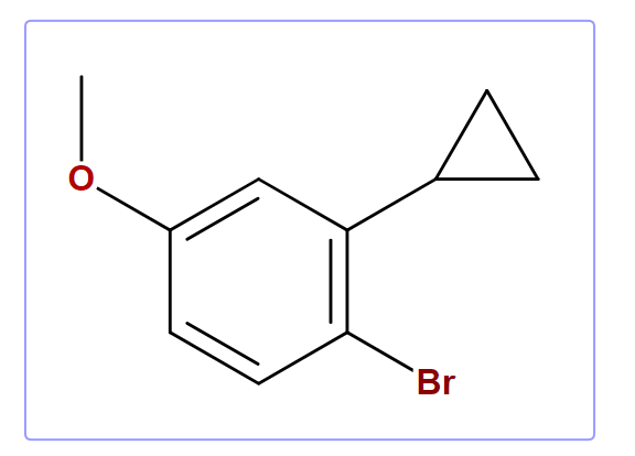 4-Methoxy-2-cyclopropylbromobenzene