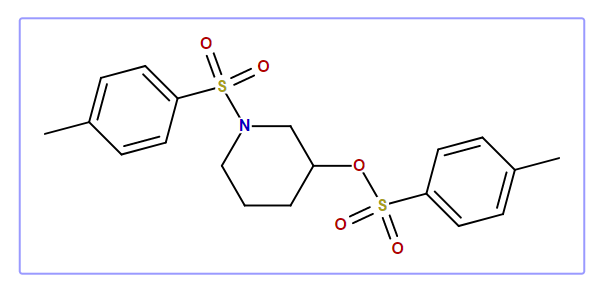 Toluene-4-sulfonic acid 1-(toluene-4-sulfonyl)-piperidin-3-yl ester