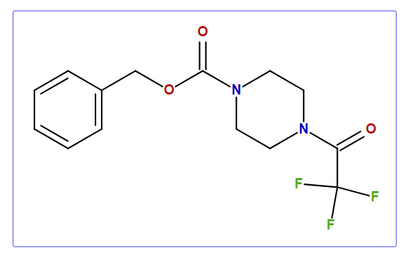 4-Trifluoroacetyl-1-piperazinecarboxylic acid benzyl ester