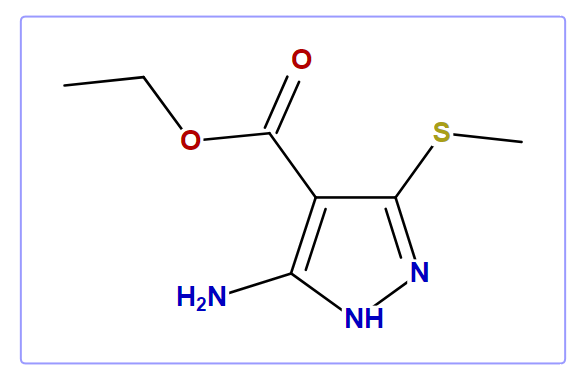Ethyl 5-amino-3-(methylthio)-1H-pyrazole-4-carboxylate