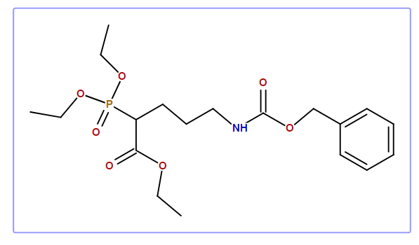 Ethyl 5-[(benzyloxycarbonyl)amino]-2-(diethoxyphosphoryl)valerate