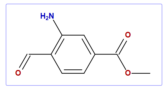Methyl-3-amino-4-formylbenzoate