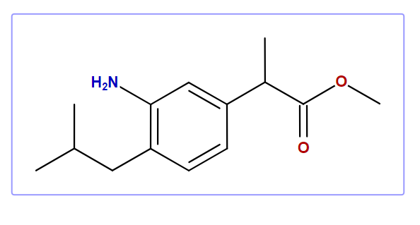 Methyl 3-amino-alpha-methyl-4-(2-methylpropyl)-phenylacetate